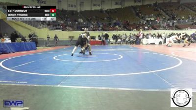 113 lbs Consi Of 32 #1 - Seth Johnson, Woodward Junior High vs Lenox Truong, Southmoore SaberCats Wrestling