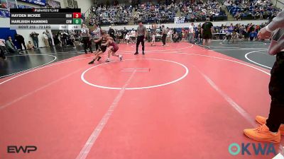 73 lbs Consi Of 4 - Hayden McKee, IRONMEN Wrestling Club vs Harleigh Hanning, Coweta Tiger Wrestling