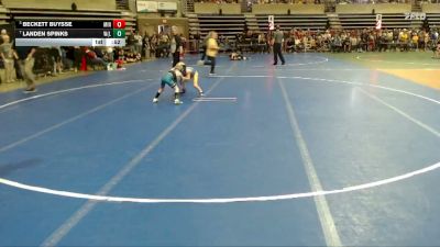 45 lbs 1st Place Match - Beckett Buysse, Minneota vs Landen Spinks, WML (Windom/Mountain Lake)