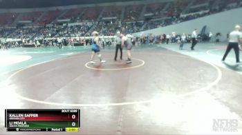 6A-285 lbs Quarterfinal - Li Moala, South Medford vs Kallen Saffer, Oregon City