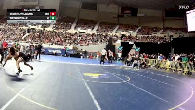 132-D4 Semifinal - Deebo Vitale, Northwest Christian High School vs Merrik Williams, Morenci High School