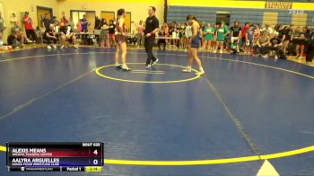 140 lbs Round 2 - Alexis Means, Wichita Training Center vs Aalyra Arguelles, Kanza FS/GR Wrestling Club