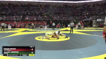 D1-175 lbs Quarterfinal - Myles Takats, Perrysburg vs Blaine Chrisman, Medina