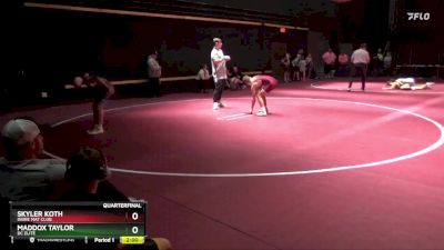 S-12 lbs Quarterfinal - Skyler Koth, Indee Mat Club vs Maddox Taylor, DC ELITE