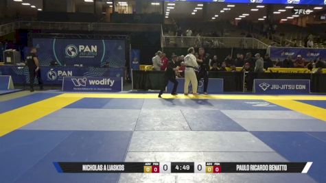 Paulo Ricardo Benatto vs Nicholas A Liaskos 2026 Pan Jiu Jitsu IBJJF Championship