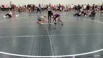 92 lbs Round 6 (10 Team) - Americah Mills, MF Angels vs Ella Robbins, Oklahoma Mafia