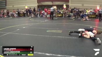 95 lbs Round 1 (6 Team) - Jacob Junkins, CP Wrestling vs Lucas Christopher, Untouchables Black