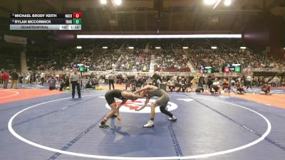 4A-113 lbs Quarterfinal - Michael Brody Keith, Natrona County vs Rylan McCormick, Thunder Basin High School