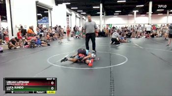 72 lbs Round 5 (6 Team) - Urijah Latshaw, Buffalo Valley WC vs Luca Sundo, OMP