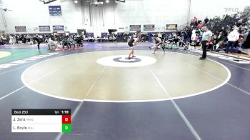 150 lbs Round Of 16 - John Zero, Paramus Catholic vs Liam Boyle, River Dell