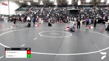 132 lbs Quarterfinal - Andrew Krutzsch, Grandview vs Elijah Banks, Pikes Peak Warriors
