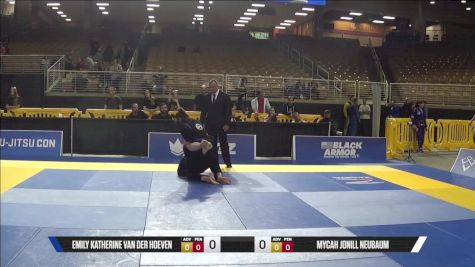 Mycah Jonill Neubaum vs Emily Katherine Van Der Hoeven 2025 Pan Jiu Jitsu IBJJF Championship