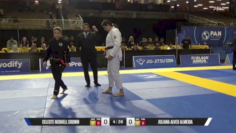 Juliana Alves Almeida vs Celeste Rushell Cronin 2026 Pan Jiu Jitsu IBJJF Championship