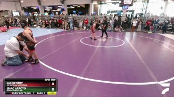 115 lbs Round 1 - Isaac Arroyo, Dumas Wrestling vs Jax Gentry, 512 Outlaw Wrestling