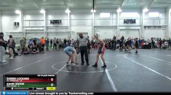 100 lbs Finals (2 Team) - Gavin Shook, Dog Pound vs Zaiden Lockard, All American
