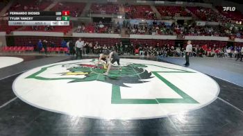 138 lbs Round 3 - 2nd Wrestleback And Semi-finals(16 Team) - Fernando Dioses, Lubbock vs Tyler Yancey, Azle