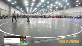 55 lbs Rr Rnd 3 - Camden Batton, Untouchables 9u Purple vs Bennett Dawson, Team Tulsa NDT