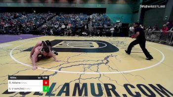 195 lbs Quarterfinal - Ryker Adams, Morgan vs Ben Vega-sanchez, Foothill (Palo Cedro)