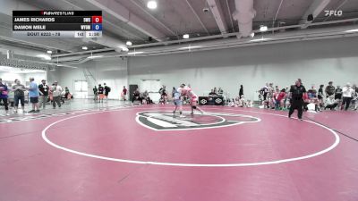 78 lbs 7th Place Match - James Richards, 505 Wrestling Club vs Damon Mele, Wyoming