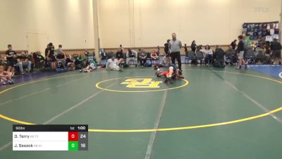 90 lbs Rr Rnd 4 - D'Marion Terry, Team Nauman K-8 vs Joey Sesock, Highland Hornets K-8