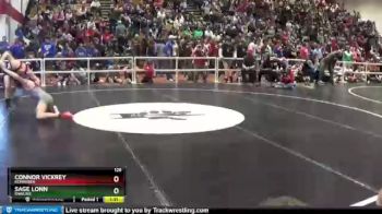 126 lbs Quarterfinal - Sage Lonn, Rawlins vs Connor Vickrey, Kemmerer