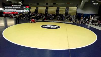 285 lbs Cons. Semi - Christian McChesney, Washington & Jefferson vs Nicholas Cook, Roanoke College