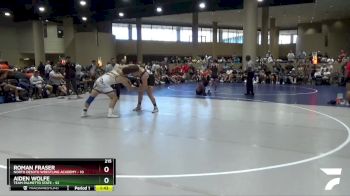 215 lbs Round 1 (32 Team) - Aiden Wolfe, Team Palmetto State vs Roman Fraser, North Desoto Wrestling Academy