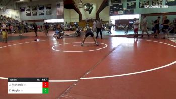 126 lbs Round Of 16 - Jeffrey Richards, Nc vs Caden Hagler, Nc