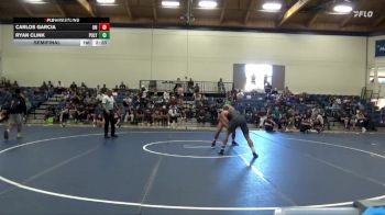 184 lbs Semifinal - Carlos Garcia, Unattached vs Ryan Clink, Cal Poly SLO