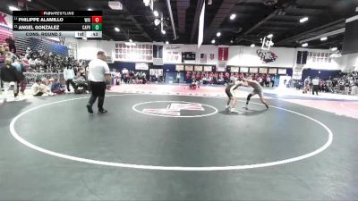 157 lbs Cons. Round 2 - Philippe Alamillo, Whittier vs Angel Gonzalez, Capistrano Valley