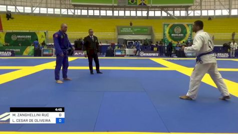 MILTON ZANGHELLINI RUCKL vs LINCOLN CESAR DE OLIVEIRA 2023 Brasileiro Jiu-Jitsu IBJJF