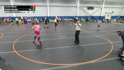 120 lbs Cons. Round 3 - Wyatt Feltgen, Unattached vs Colin Phelan, Unattached