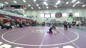 110 lbs Cons. Round 5 - Rhiley Lees, LaGrande vs Amea Whittington, Caldwell