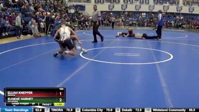 150 lbs Quarterfinal - Elijah Knepper, Dekalb vs Eugene Harney, SYCAMORE