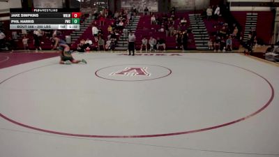 285 lbs 3rd Place Match - Jake Simpkins, White Bear Lake Wrestling vs Phil Harris, Pinnacle Wrestling Club