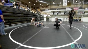 120-130 lbs 3rd Place - Slayden Hunt, Shelton Wrestling Academy vs Landon Achziger, Choctaw Ironman Youth Wrestling