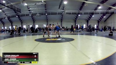 165 lbs Cons. Round 2 - Jake Jonker, Unattached-Kent State vs Logan Smalley, Ashland University