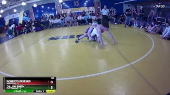 132 lbs Round 3 (8 Team) - Dillon Smith, Eagle Empire vs Roberto DeJesus, Braves WC