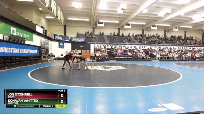 157 lbs Quarterfinal - Jon O`Connell, Drury vs Donavan Whitted, Maryville