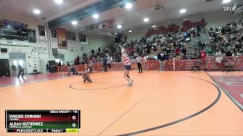 115 lbs Champ. Round 3 - Maggie Cornish, Tesoro vs Aleah Gutierrez, Temescal Canyon