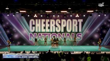 Carolina Dream Allstars - Miss Metal [2026 L3 Senior - D2 - Small - A Day 2] 2026 CHEERSPORT National All Star Cheerleading Championship