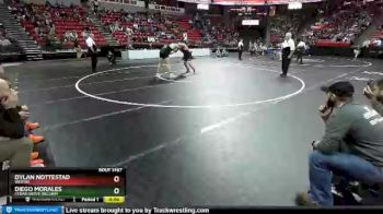 D3-285 lbs Semifinal - Dylan Nottestad, Westby vs Diego Morales, Cedar Grove-Belgium