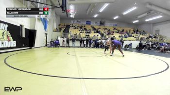 235 lbs Semifinal - Serenity Jefferson, Fayetteville Girls HS vs Allie Hitt, Bentonville Girls