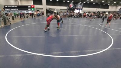 285 lbs Cons. Semis - Grant Bahnsen, Vici Wrestling Club vs Milton Carter, Silverback Wrestling Club