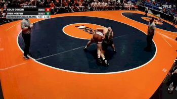 215 lbs Quarterfinals (8 Team) - Colin Goggin, Chicago (Brother Rice) vs Josh Hoffer, Washington