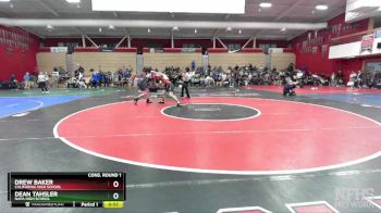 192 lbs Cons. Round 1 - Drew Baker, California High School vs Dean Tahsler, Napa High School