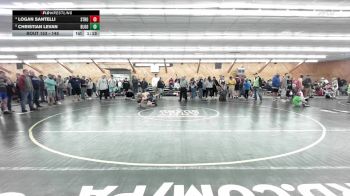 145 lbs Quarterfinal - Logan Santelli, Stroudsburg vs Christian LeVan, Bloomsburg
