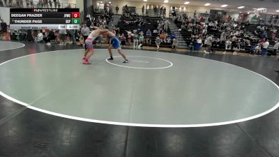 157 lbs Quarterfinal - Thunder Page, South Central Punishers vs Deegan Frazier, Jr Viking Wrestling Club