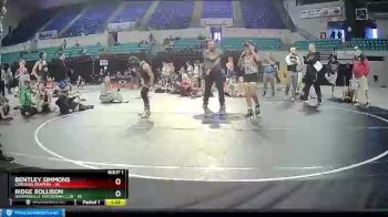 115 lbs Finals (2 Team) - Bentley Simmons, Carolina Reapers vs Ridge Rollison, Summerville Takedown Club