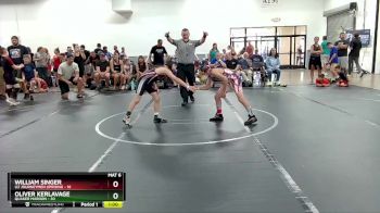 80 lbs Round 2 (6 Team) - William Singer, U2 Journeymen Uprising vs Oliver Kerlavage, Quaker Maroon